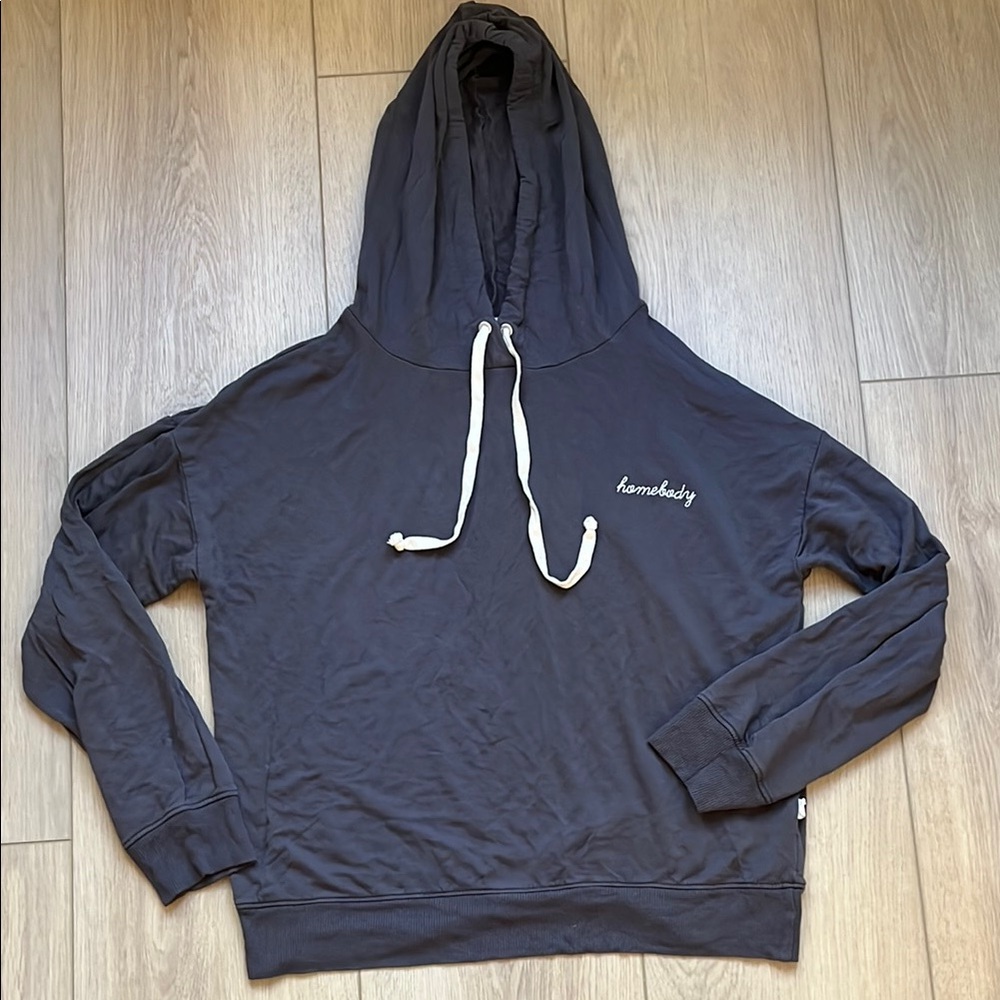 Magnolia Homebody Dark Gray Hoodie Size Small